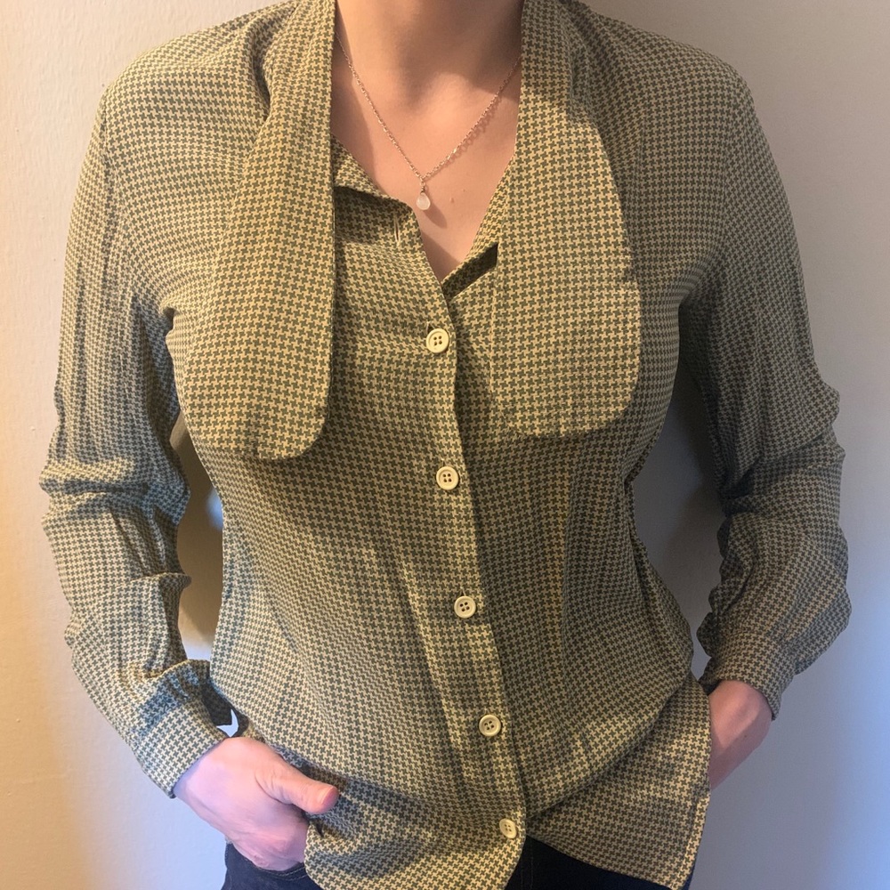 Vintage Silk Valentino Blouse